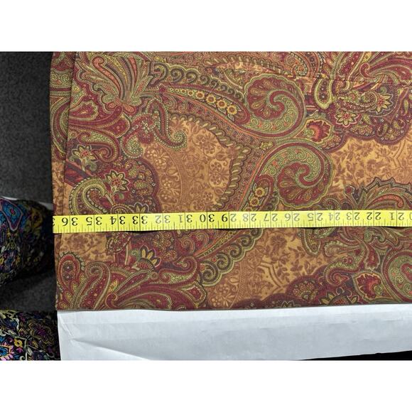 Vintage Y2K Paisley Two Piece Set Button Front Jacket And Midi Skirt Size Large - Picture 11 of 15